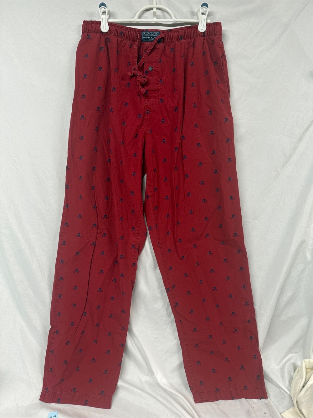 Polo by Ralph Lauren Red and blue Skull-Print Lounge Pants